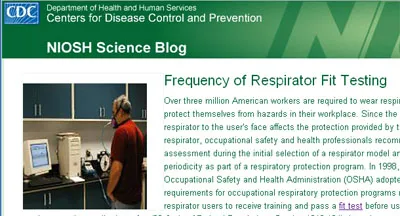 NIOSH debate how often to fit test